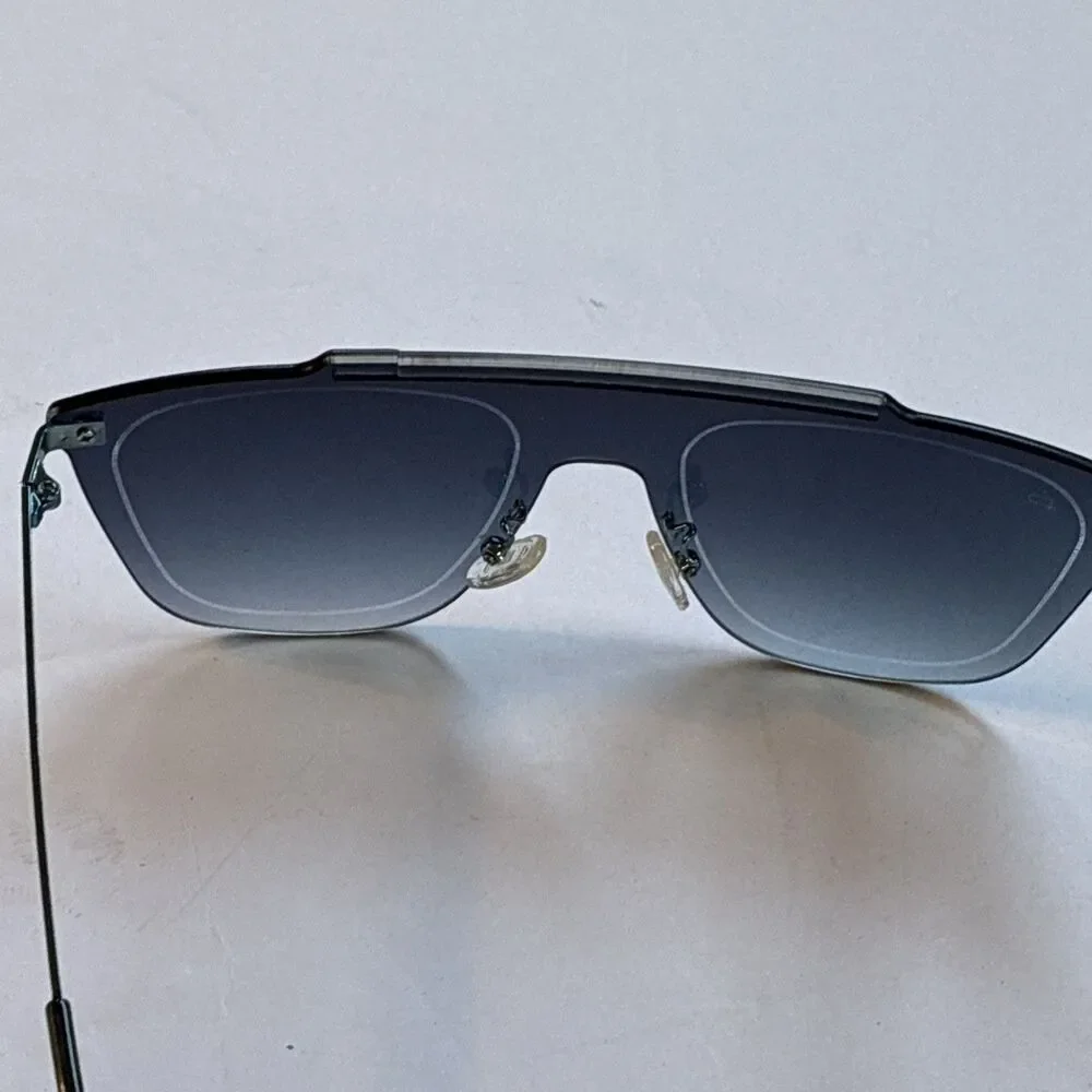 Prive Revaux Shady Business Rimless Blue Gradient Lens Women's Sunglasses
